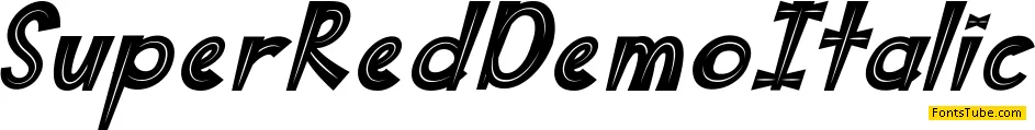 Super Red Demo Font Family
