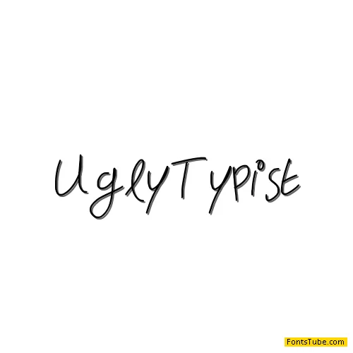 UglyTypist Font