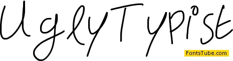 UglyTypist Font