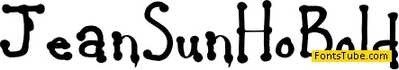 JeanSunHo Font Family