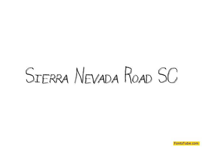 Sierra Nevada Road Font Family