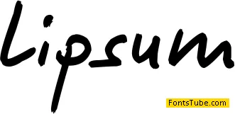 Lipsum Font