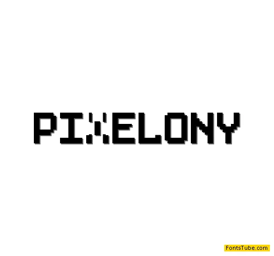 Pixelony Font