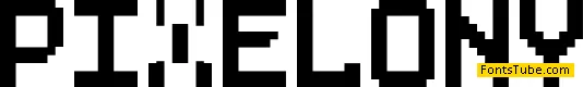 Pixelony Font