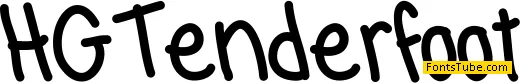 HGTenderfoot Font