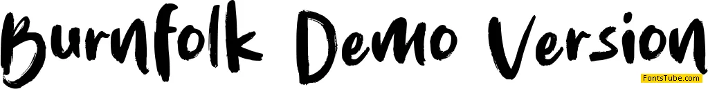 Burnfolk Demo Version Font