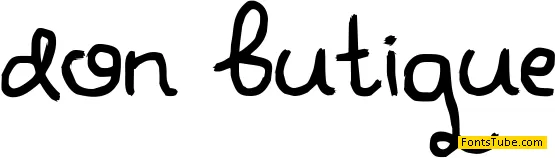 Don Butique Font