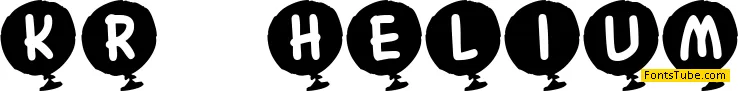 KR Helium Font