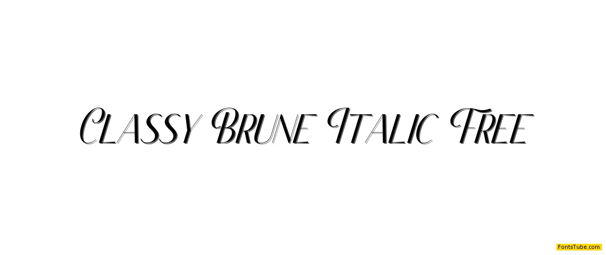 Classy Brune Font Family