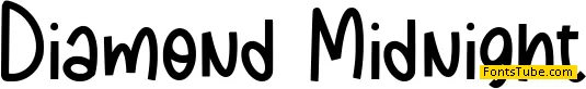 Diamond Midnight Font