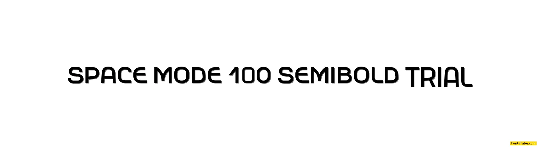 Space Mode 1.0 TRIAL Font Family