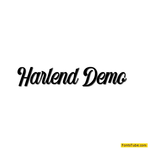 Harlend Demo Font