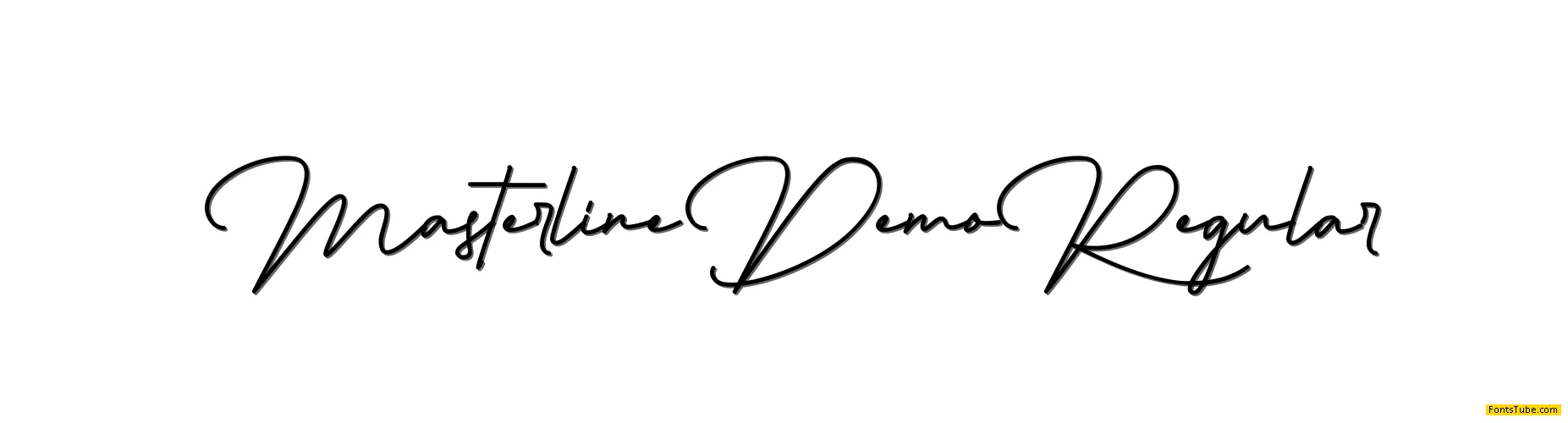 Masterline Demo Font