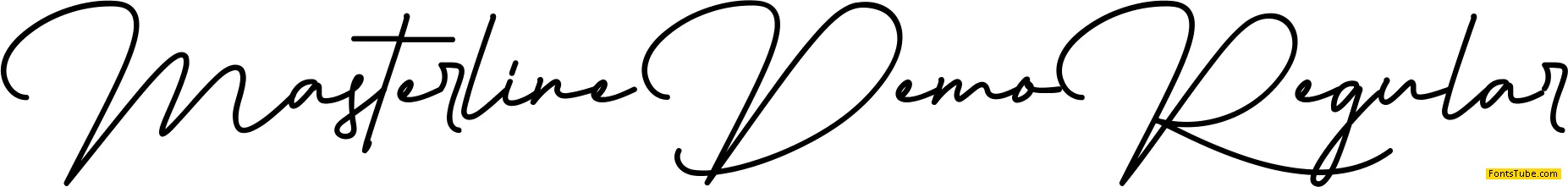 Masterline Demo Font