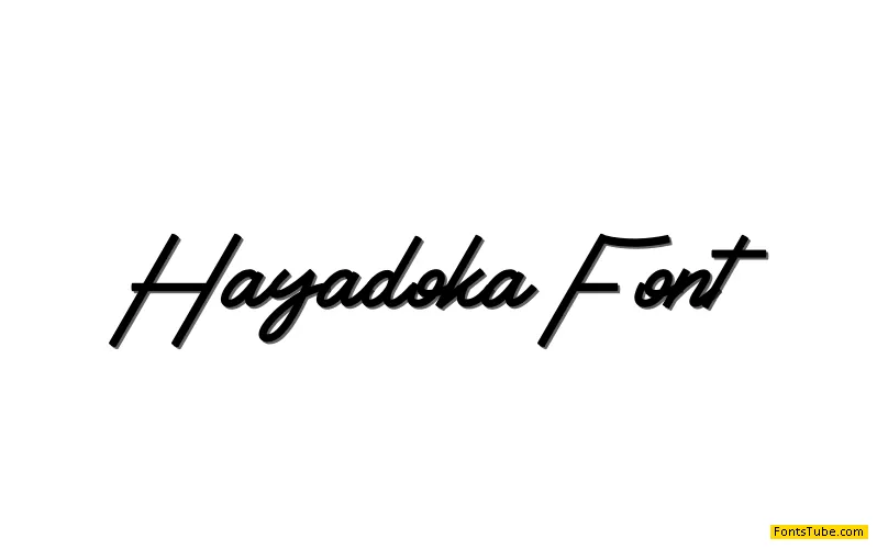 Hayadoka Font