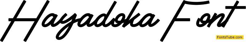 Hayadoka Font