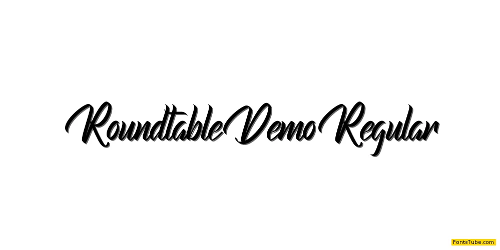 Roundtable Demo Font