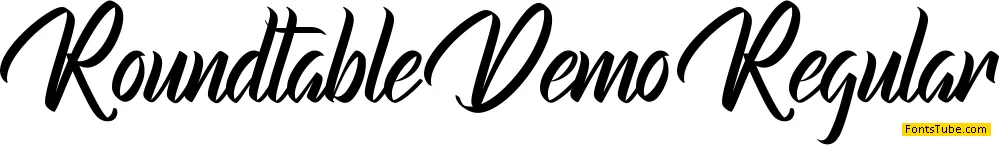 Roundtable Demo Font