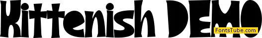 Kittenish DEMO Font