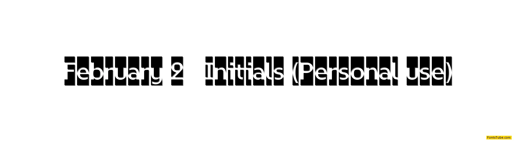 February 2 Font Family