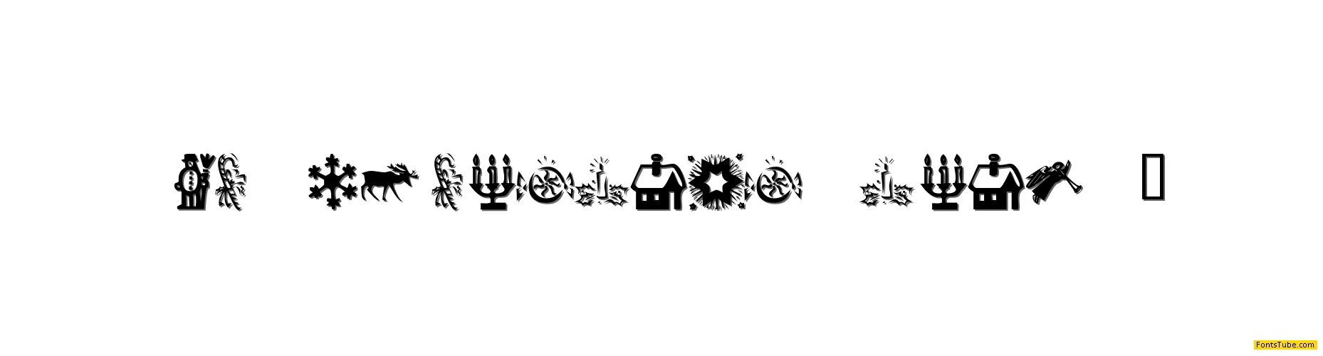 KR Christmas Time 2 Font