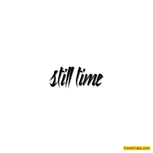 Still Time Font