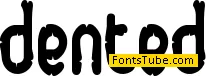 Dented BRK Font