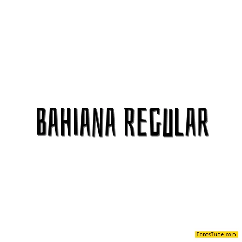 Bahiana Font