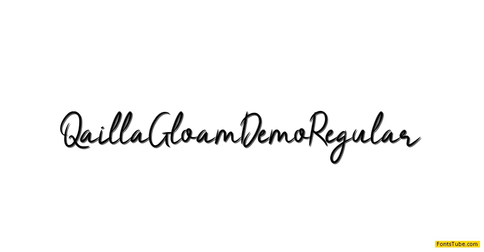 Qailla Gloam Demo Font