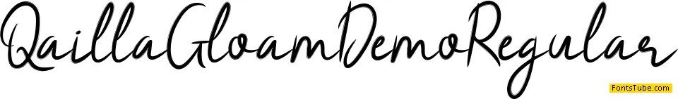Qailla Gloam Demo Font