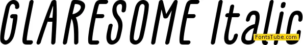 GLARESOME Font Family