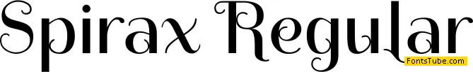 Spirax Font