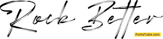 Rock Better Font
