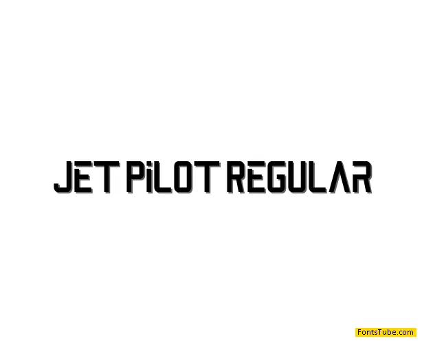 Jet Pilot Font