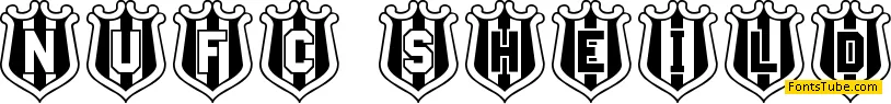 NUFC Shield Font