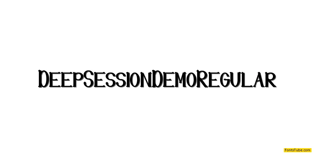 Deep Session Demo Font Family