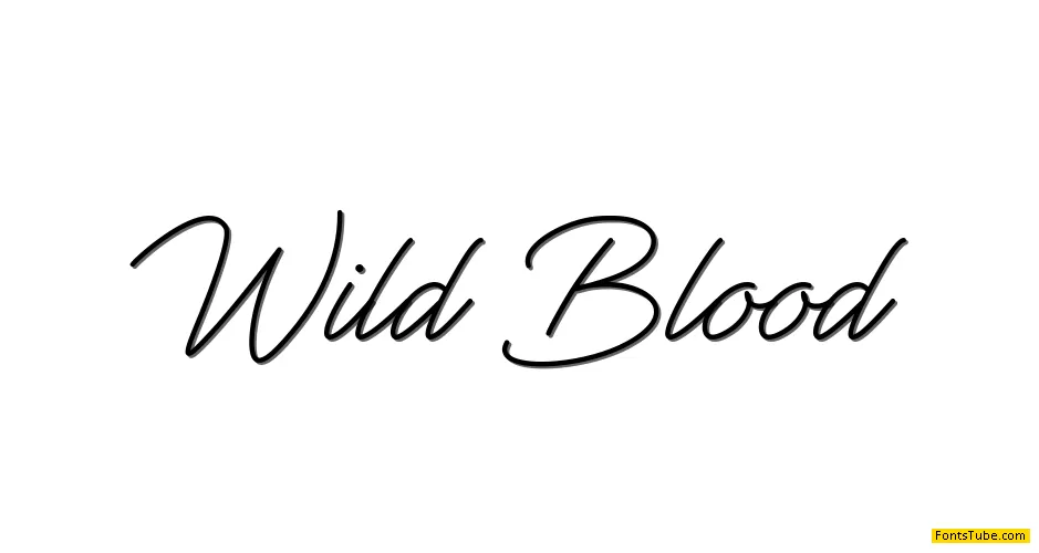 Wild Blood Font Family