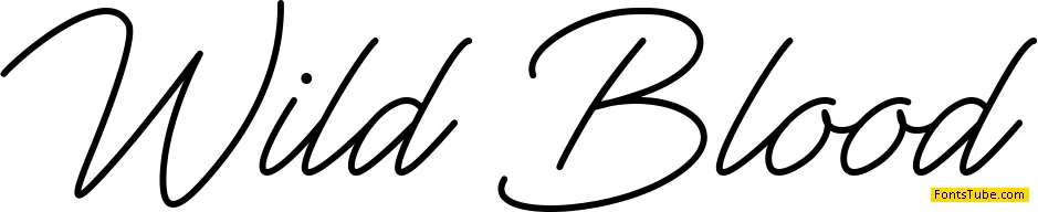 Wild Blood Font Family