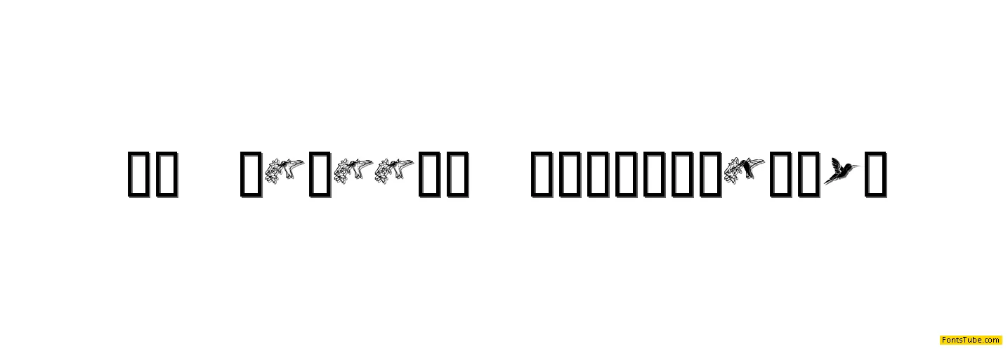 KR Renee's Hummingbirds Font