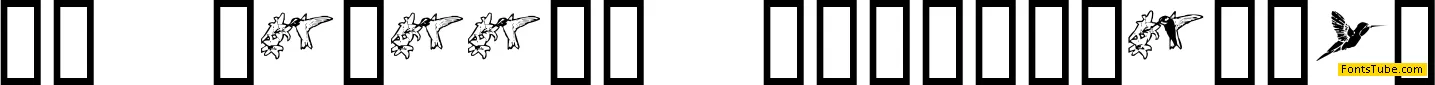 KR Renee's Hummingbirds Font