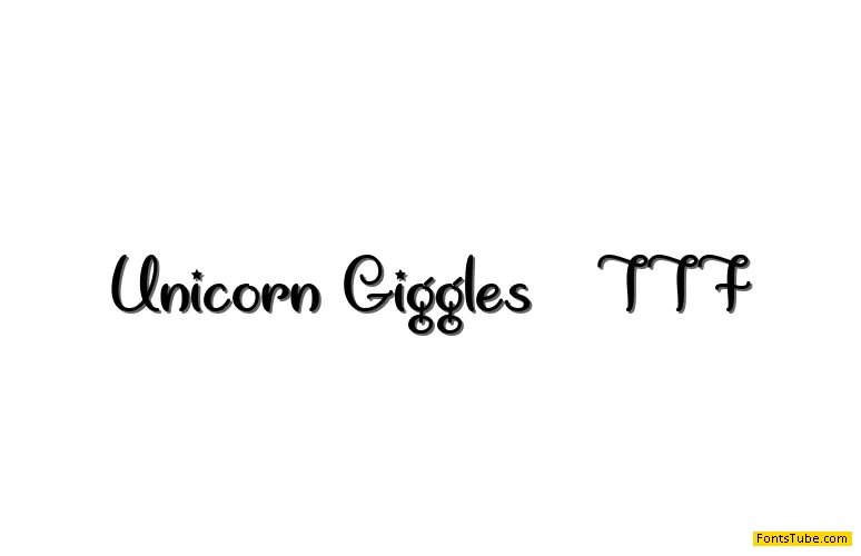Unicorn Giggles Font