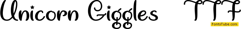 Unicorn Giggles Font