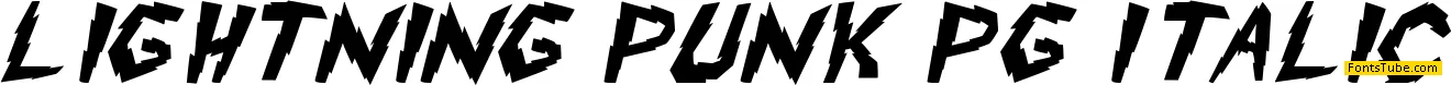 Lightning Punch PG Font Family
