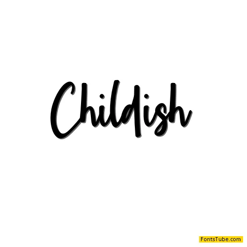 Childish Font