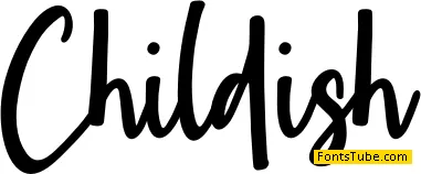 Childish Font