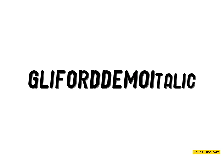 GLIFORD DEMO Font Family