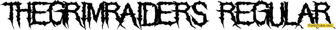The Grim Raiders Font
