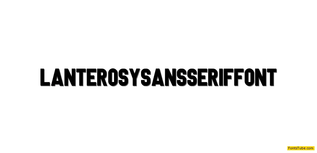 Lanterosy Font Family