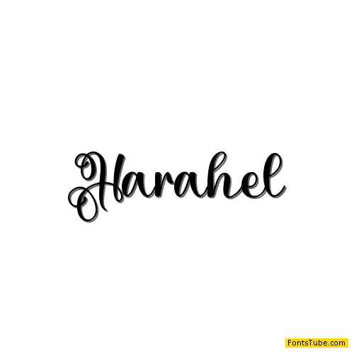 Harahel - Personal Use Font