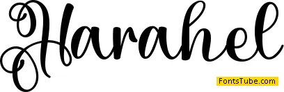 Harahel - Personal Use Font